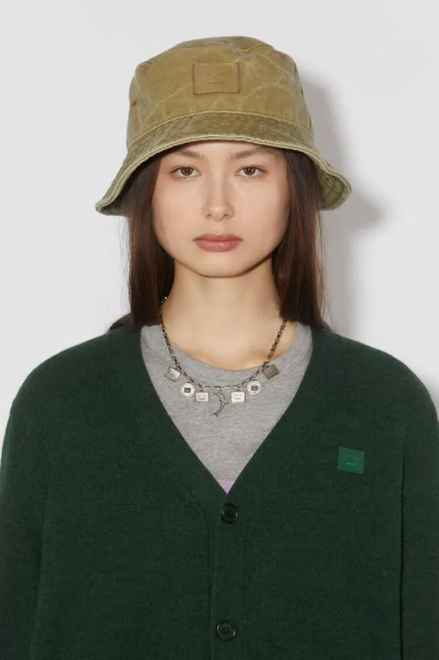 Acne Studios Knitwear Woman Wool CardiganUnisex Bottle Green