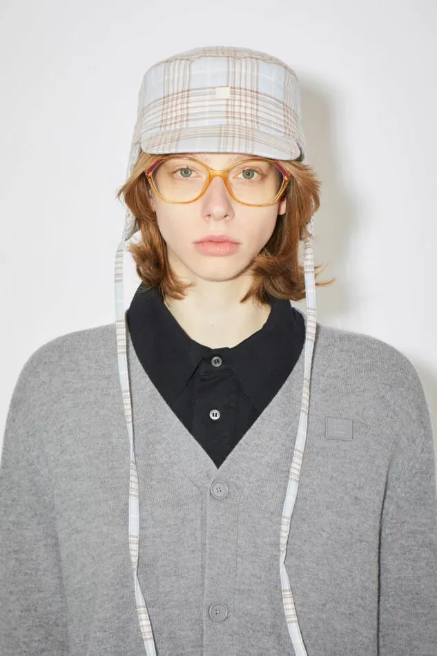 Acne Studios Knitwear Woman Wool CardiganUnisex Grey Melange