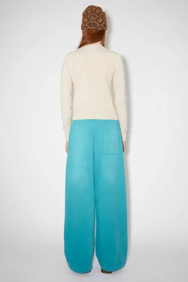 Acne Studios Knitwear Woman Wool Crew Neck Cardigan Oatmeal Melange