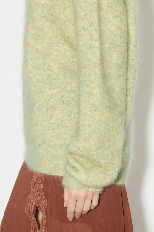 Acne Studios Knitwear Woman Wool Mohair Jumper Pistachio Green