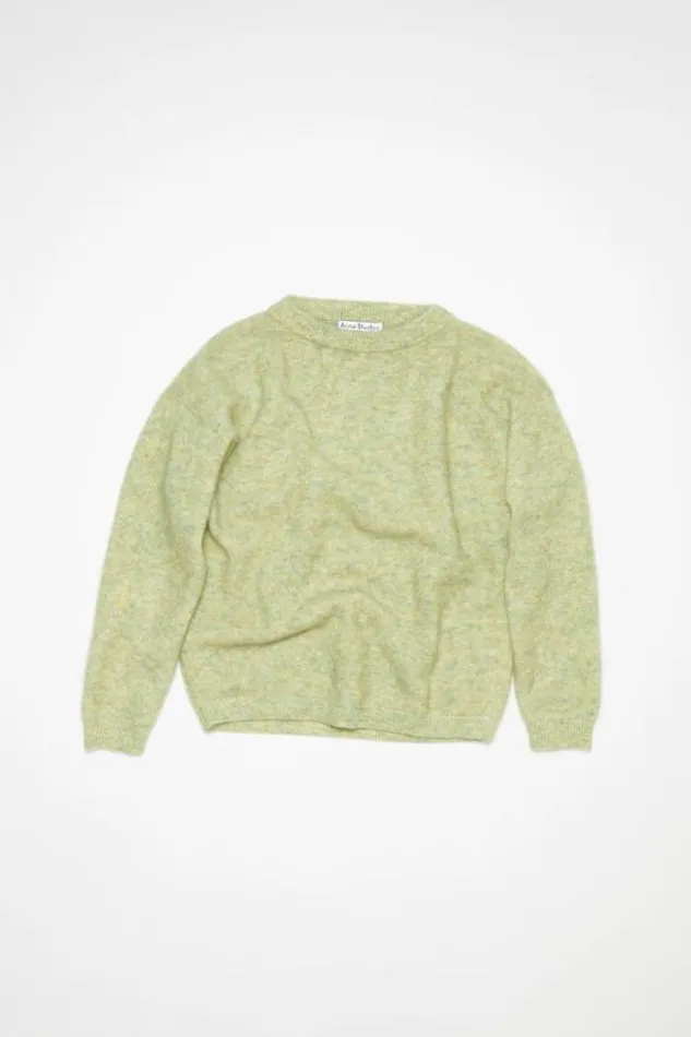 Acne Studios Knitwear Woman Wool Mohair Jumper Pistachio Green