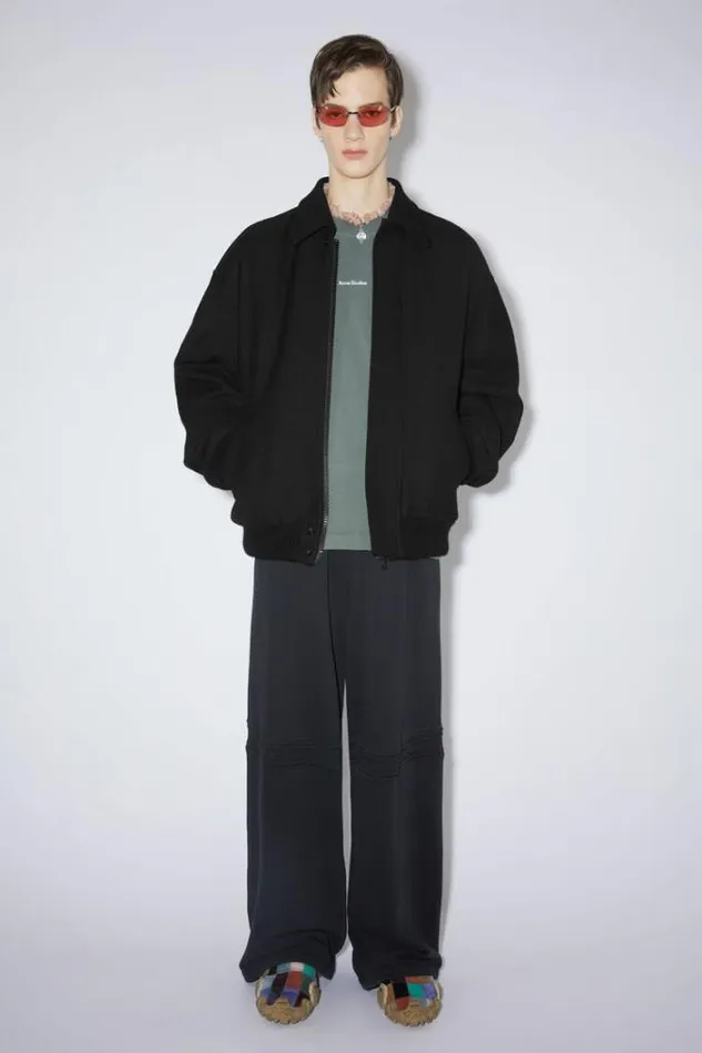 Acne Studios Outerwear Man Bomber Jacket Black