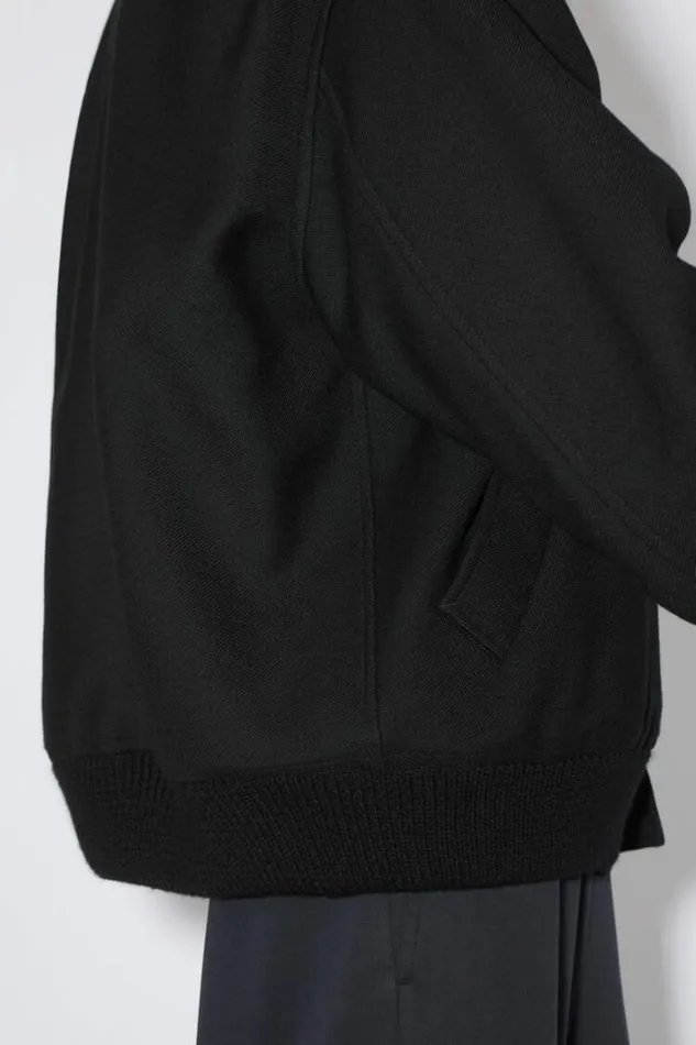 Acne Studios Outerwear Man Bomber Jacket Black