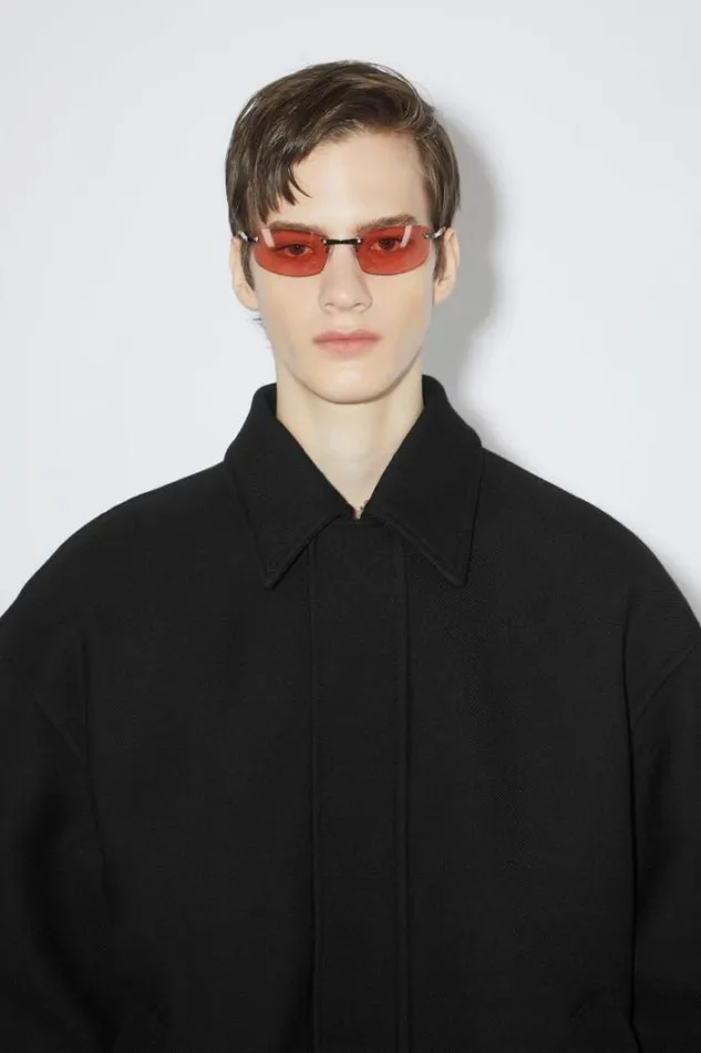 Acne Studios Outerwear Man Bomber Jacket Black