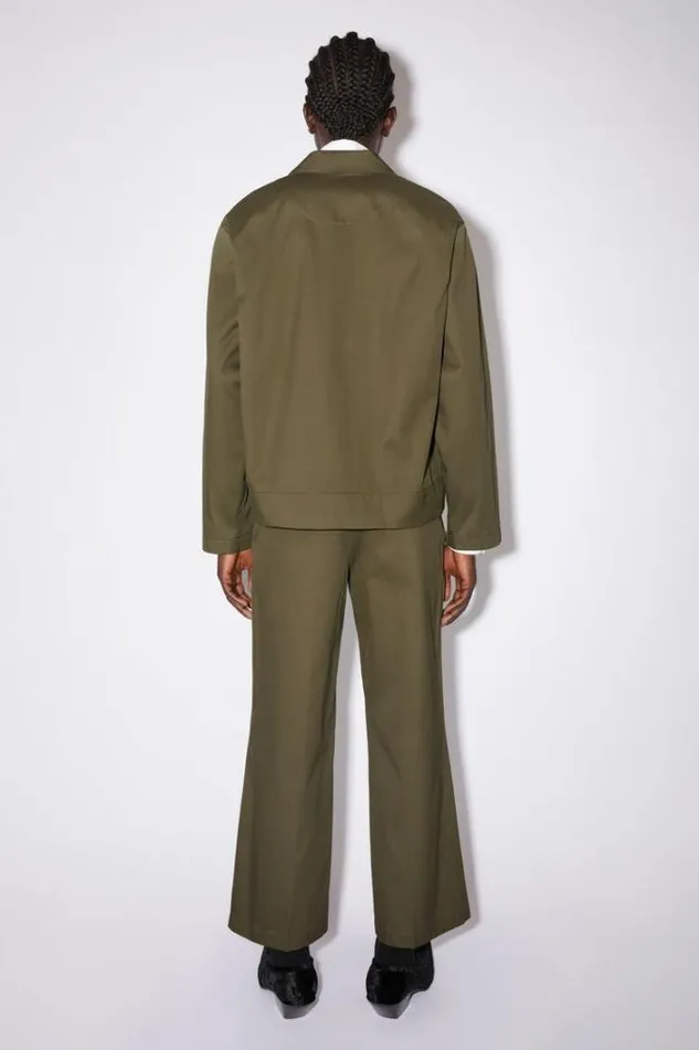Acne Studios Outerwear Man Casual Jacket Khaki Green