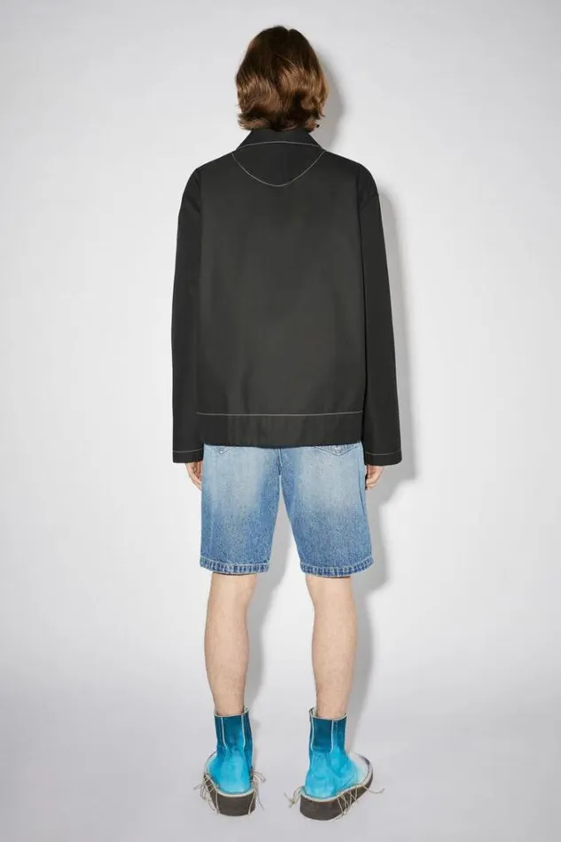 Acne Studios Outerwear Man Heavy Twill Jacket Black