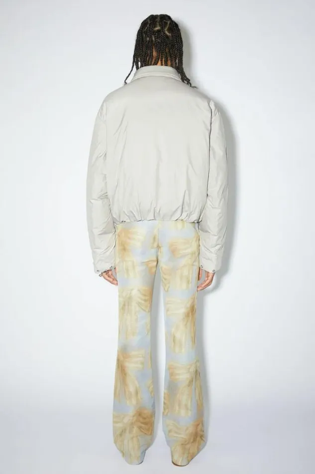 Acne Studios Outerwear Man Puffer Jacket Pale Grey