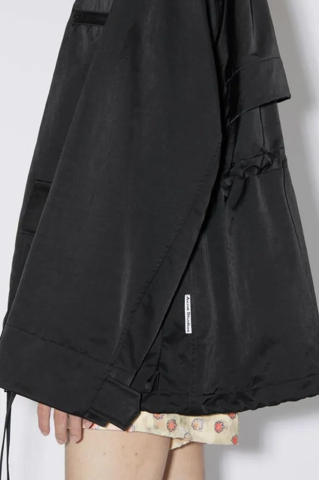 Acne Studios Outerwear Man Satin Jacket Black