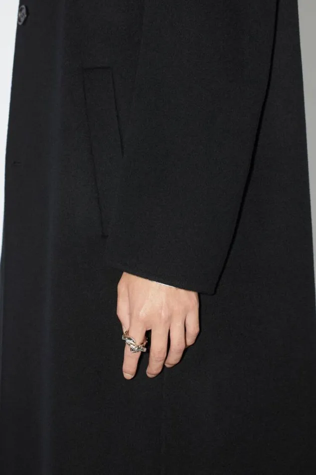 Acne Studios Outerwear Man Singlebreasted Coat Black