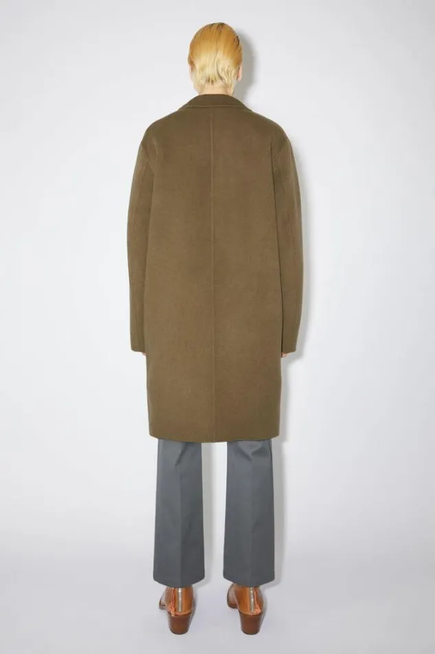 Acne Studios Outerwear Man Single Breasted Coat Khaki Green