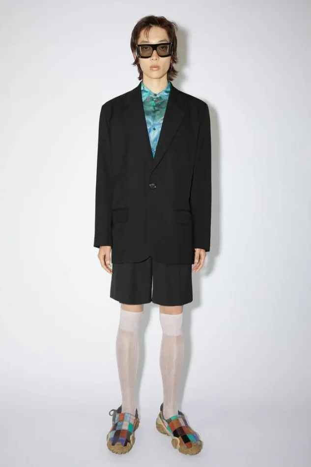 Acne Studios Outerwear Man Singlebreasted Jacket Black