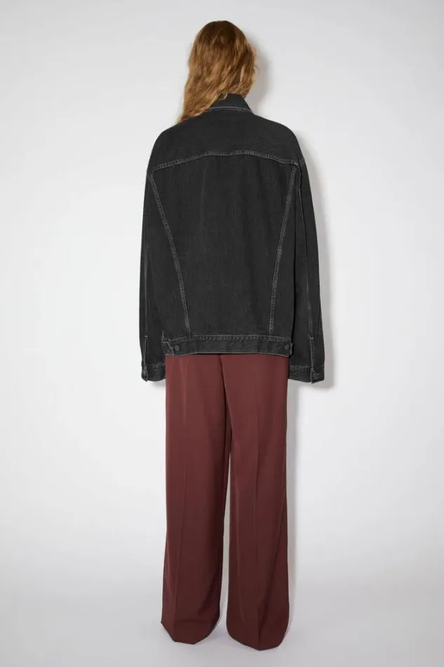 Acne Studios Outerwear Woman Denim Jacket Black