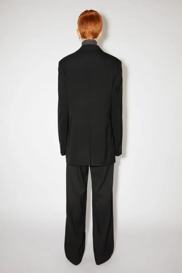 Acne Studios Outerwear Woman Doublebreasted Suit Jacket Black