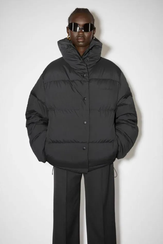 Acne Studios Outerwear Woman Down Puffer Jacket Black