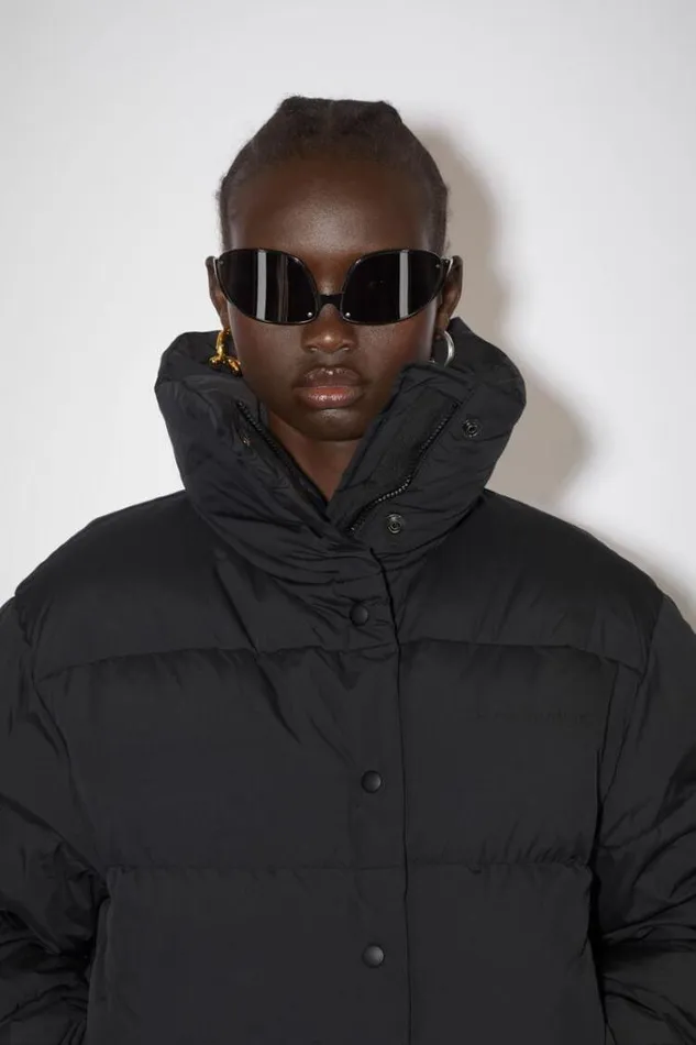 Acne Studios Outerwear Woman Down Puffer Jacket Black
