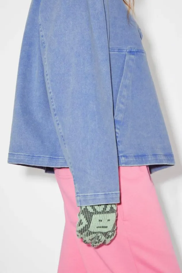 Acne Studios Outerwear Woman Hooded JacketUnisex Electric Blue