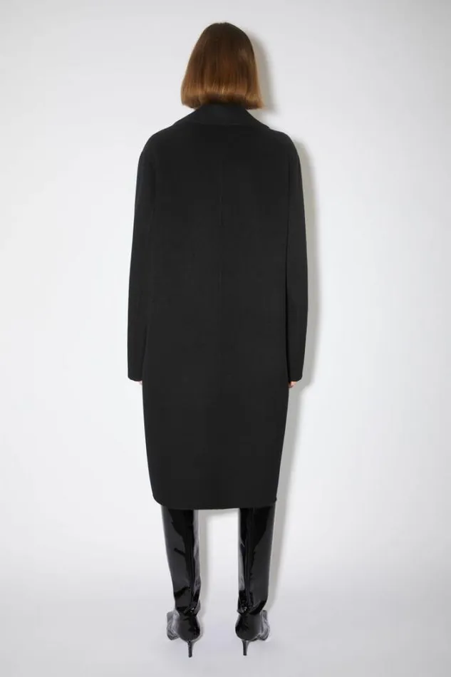 Acne Studios Outerwear Woman Singlebreasted Coat Black