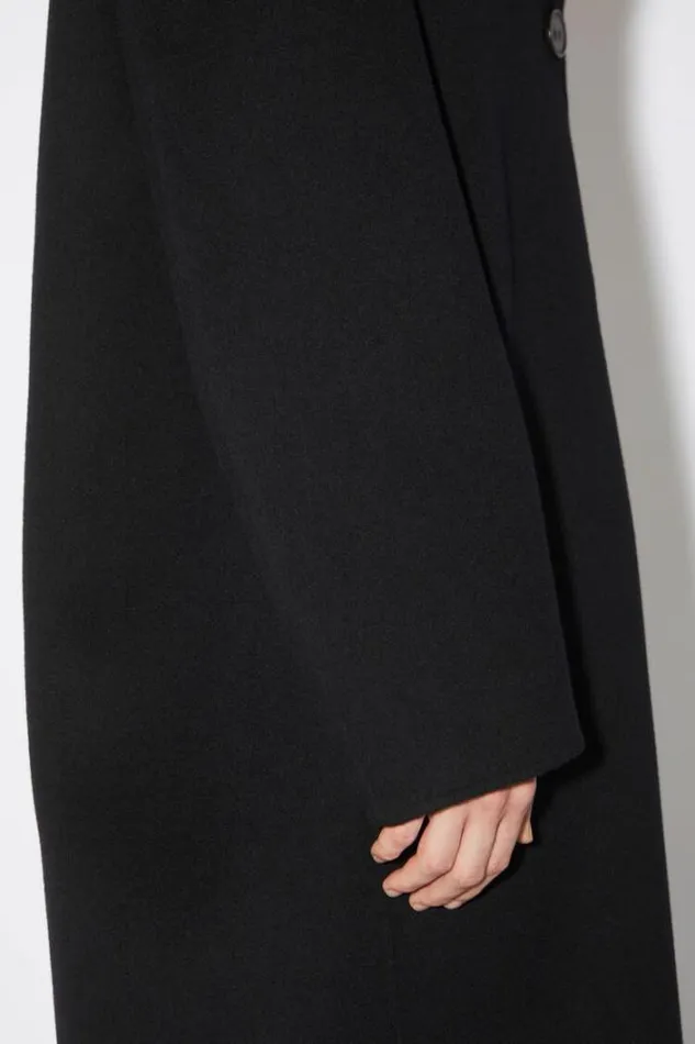 Acne Studios Outerwear Woman Singlebreasted Coat Black