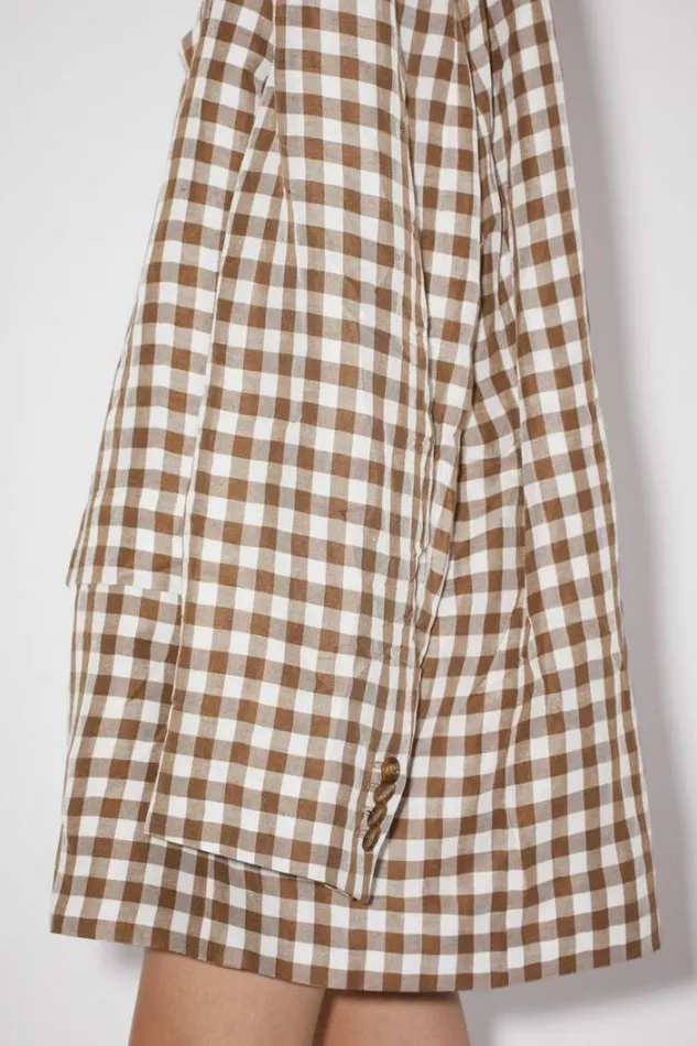 Acne Studios Outerwear Woman Singlebreasted JacketRunway Show Brown