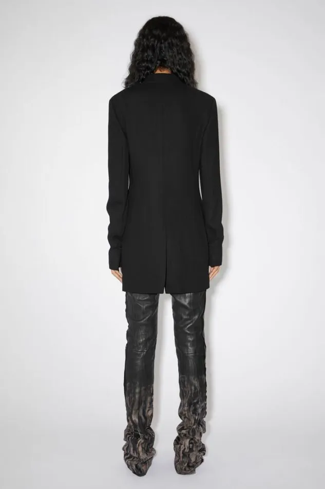 Acne Studios Outerwear Woman Singlebreasted Suit Jacket Black