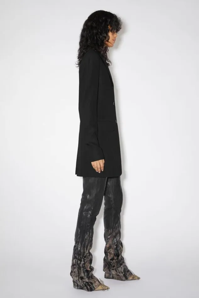 Acne Studios Outerwear Woman Singlebreasted Suit Jacket Black