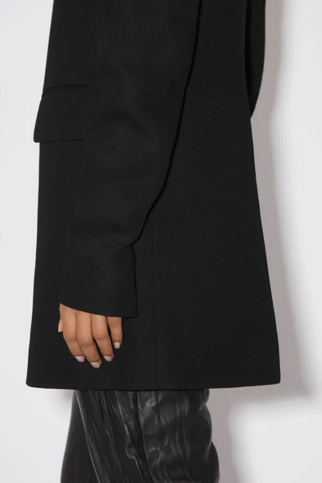 Acne Studios Outerwear Woman Singlebreasted Suit Jacket Black