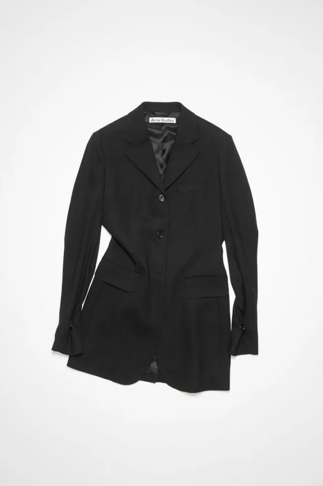Acne Studios Outerwear Woman Singlebreasted Suit Jacket Black
