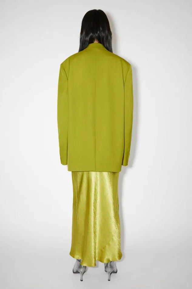 Acne Studios Outerwear Woman Singlebreasted Suit Jacket Seaweed Green