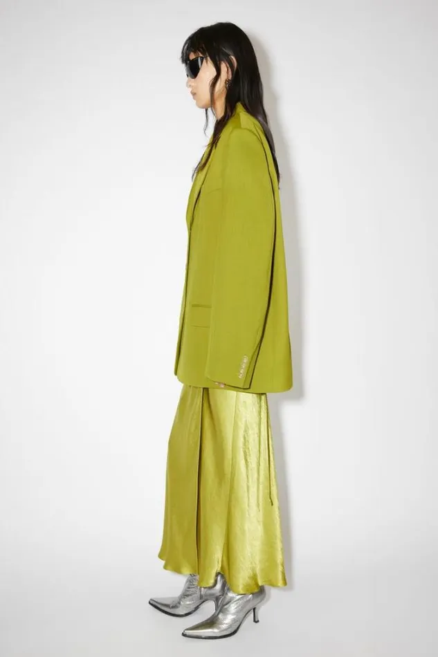 Acne Studios Outerwear Woman Singlebreasted Suit Jacket Seaweed Green