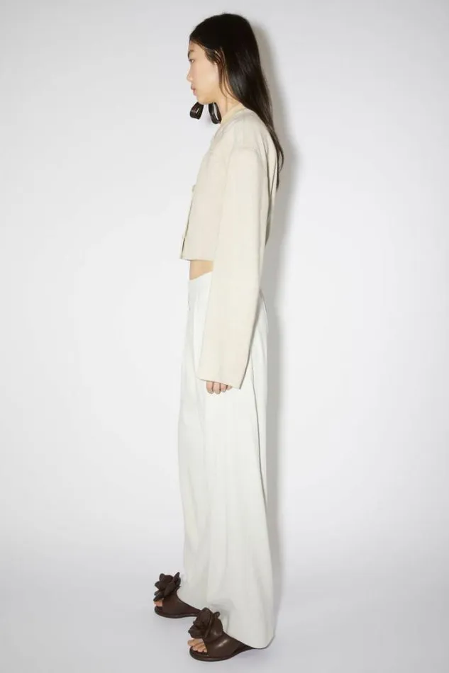 Acne Studios Outerwear Woman Tailored Jacket Cream White