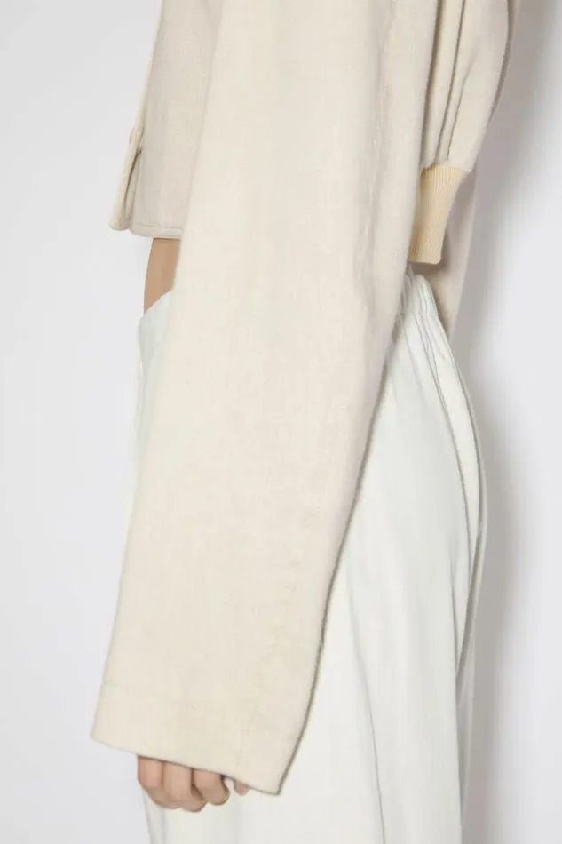 Acne Studios Outerwear Woman Tailored Jacket Cream White