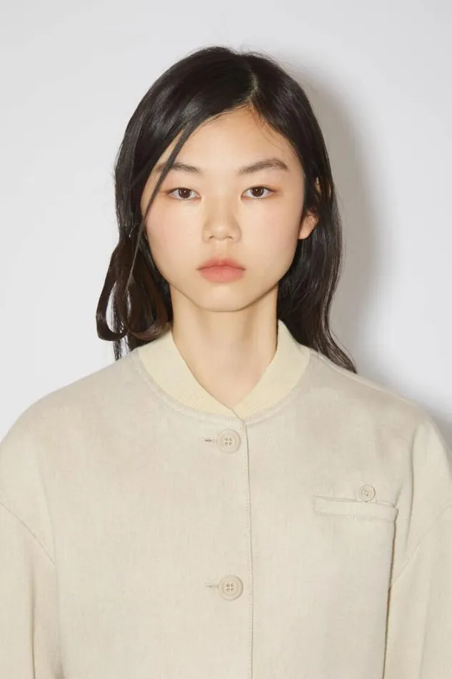 Acne Studios Outerwear Woman Tailored Jacket Cream White