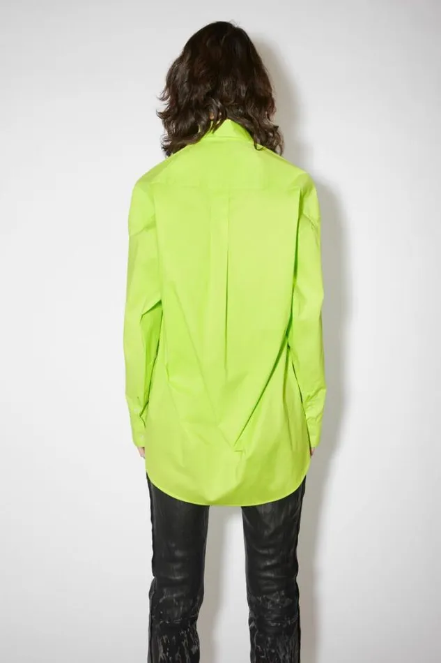 Acne Studios Shirts and Blouses Woman Buttonup Shirt Lime Green