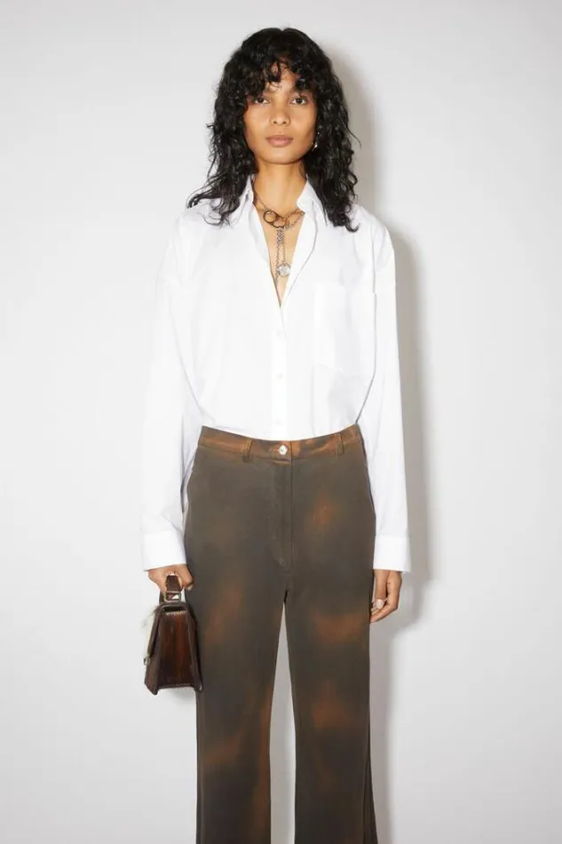 Acne Studios Shirts and Blouses Woman Buttonup Shirt White