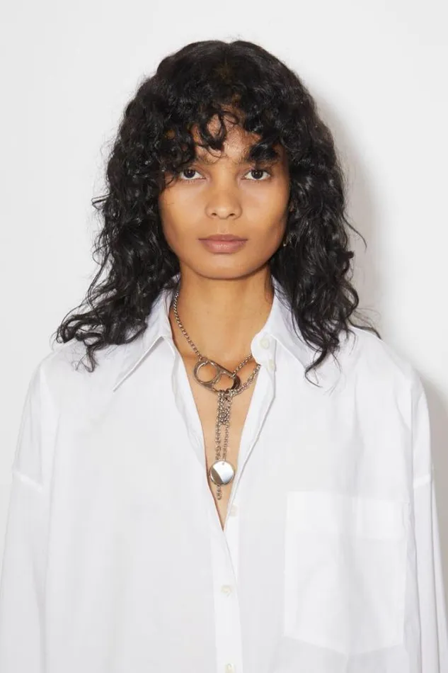 Acne Studios Shirts and Blouses Woman Buttonup Shirt White