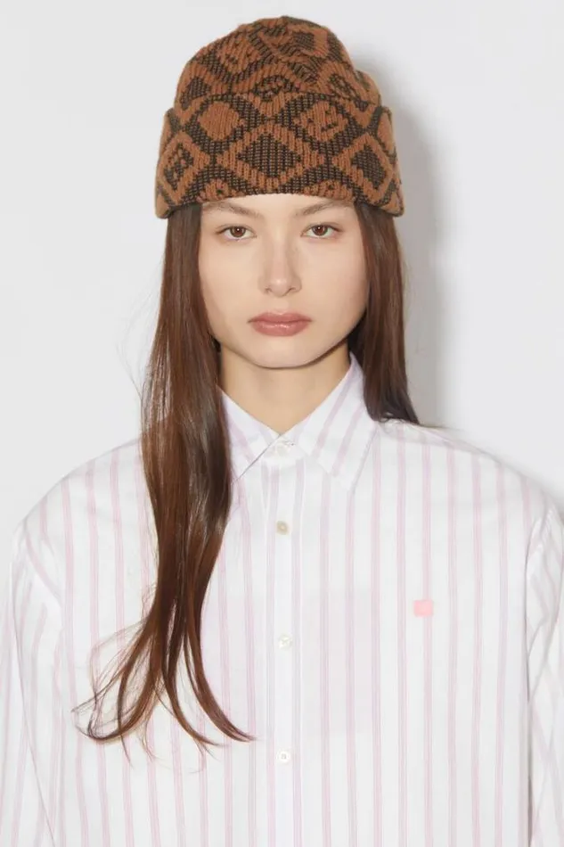 Acne Studios Shirts and Blouses Woman Stripe Buttonup ShirtUnisex WhiteRose Pink