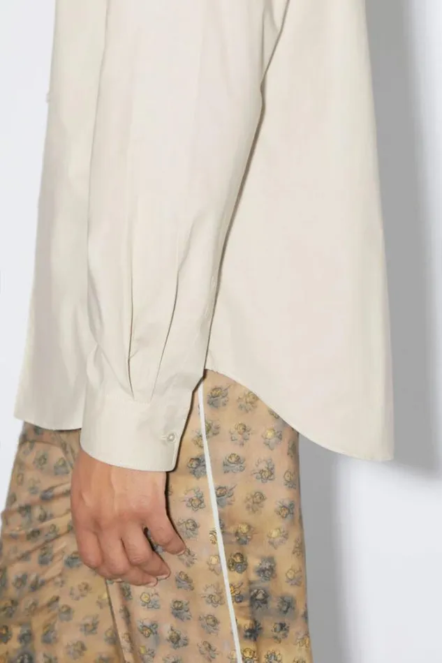 Acne Studios Shirts Man Buttonup Shirt Antique White