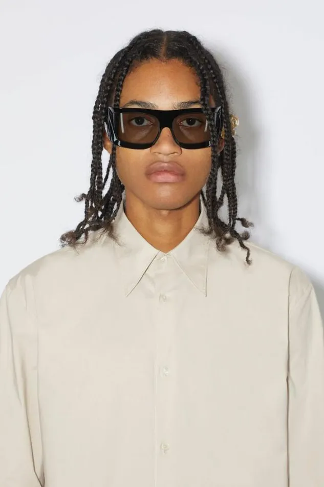 Acne Studios Shirts Man Buttonup Shirt Antique White