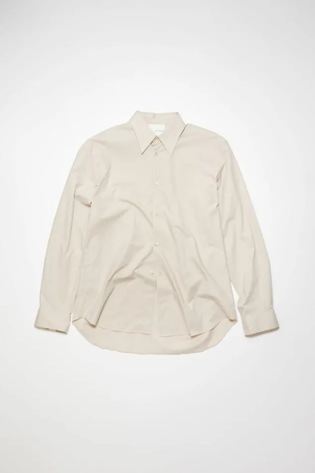 Acne Studios Shirts Man Buttonup Shirt Antique White