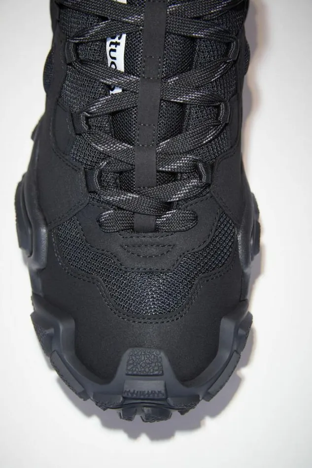 Acne Studios Shoes Man Bolzter Sneakers BlackBlack