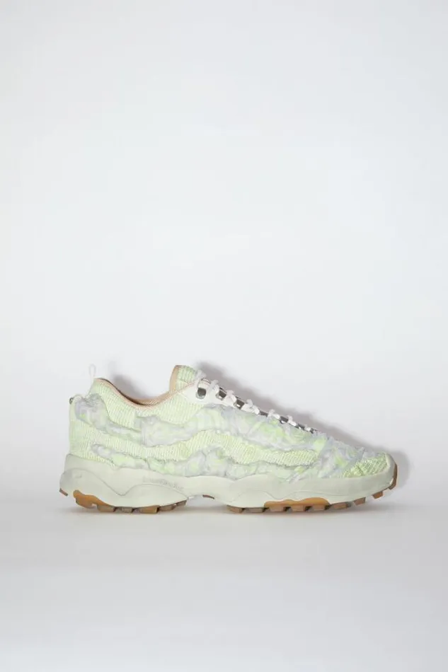 Acne Studios Shoes Man Bubba Sneakers EcruWhite