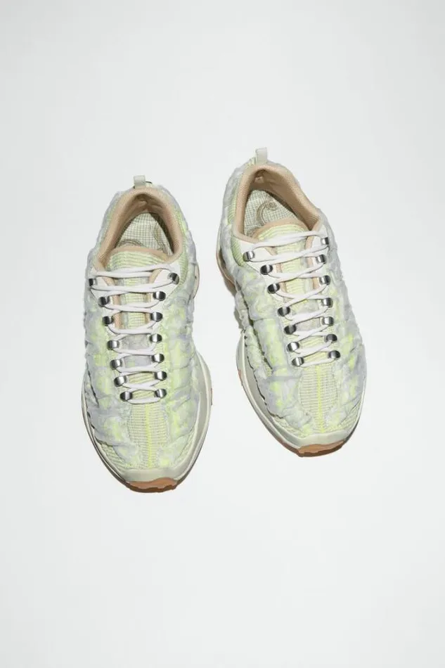 Acne Studios Shoes Man Bubba Sneakers EcruWhite