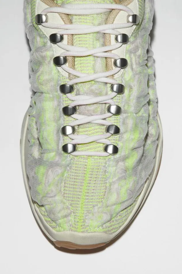 Acne Studios Shoes Man Bubba Sneakers EcruWhite