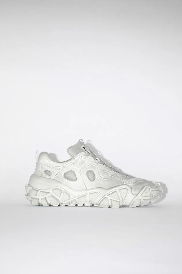 Acne Studios Shoes Man Chunky Mesh Sneakers White