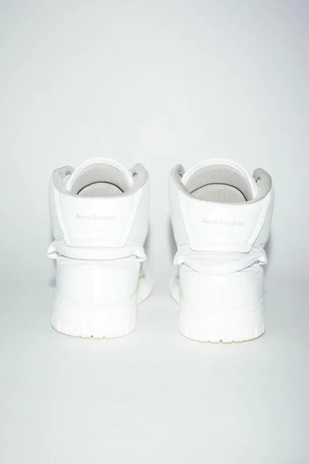 Acne Studios Shoes Man High Top Sneakers Multi White