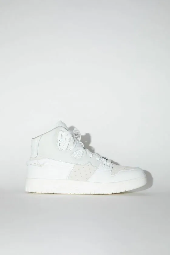 Acne Studios Shoes Man High Top Sneakers Multi White