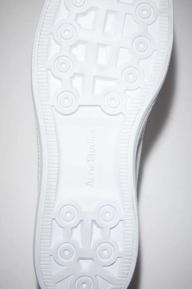 Acne Studios Shoes Man High Top Sneakers Optic White
