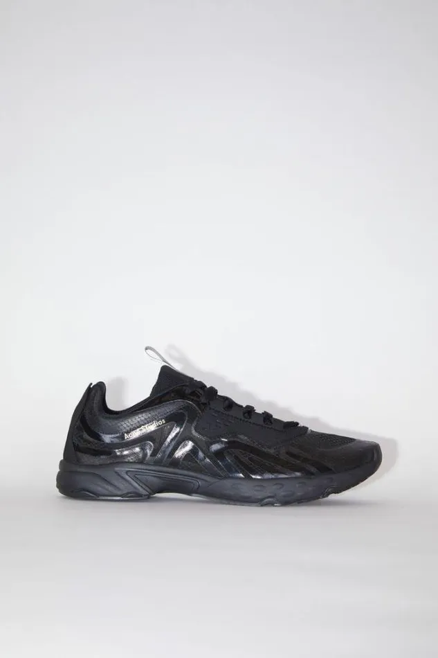 Acne Studios Shoes Man Laceup Sneakers BlackBlackBlack