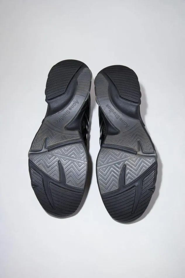 Acne Studios Shoes Man Laceup Sneakers BlackBlackBlack