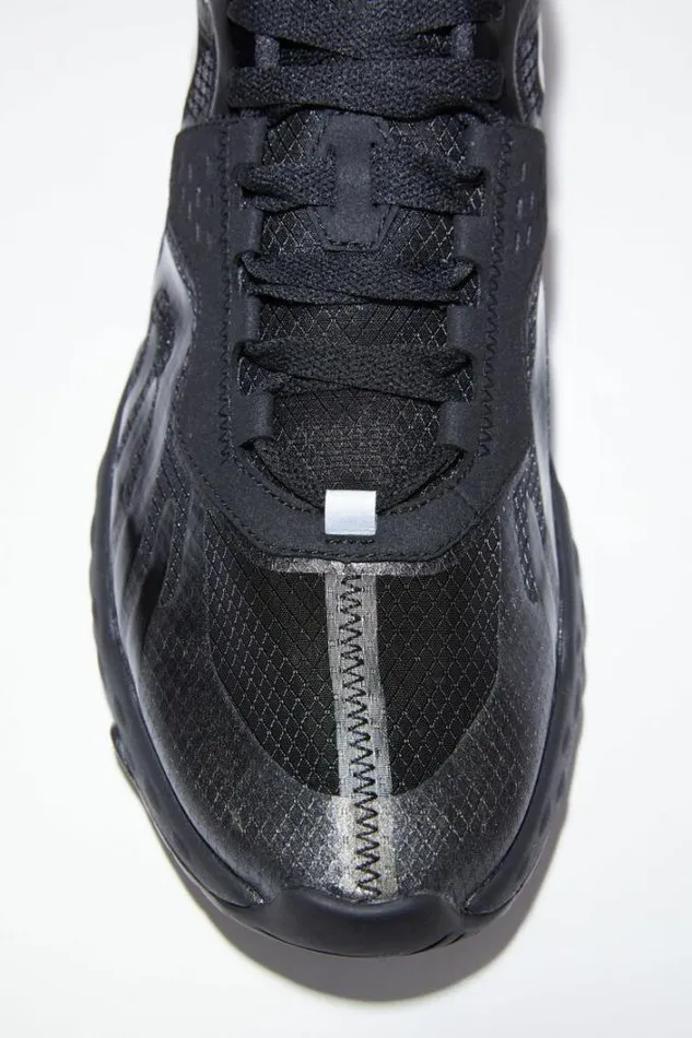 Acne Studios Shoes Man Laceup Sneakers BlackBlackBlack